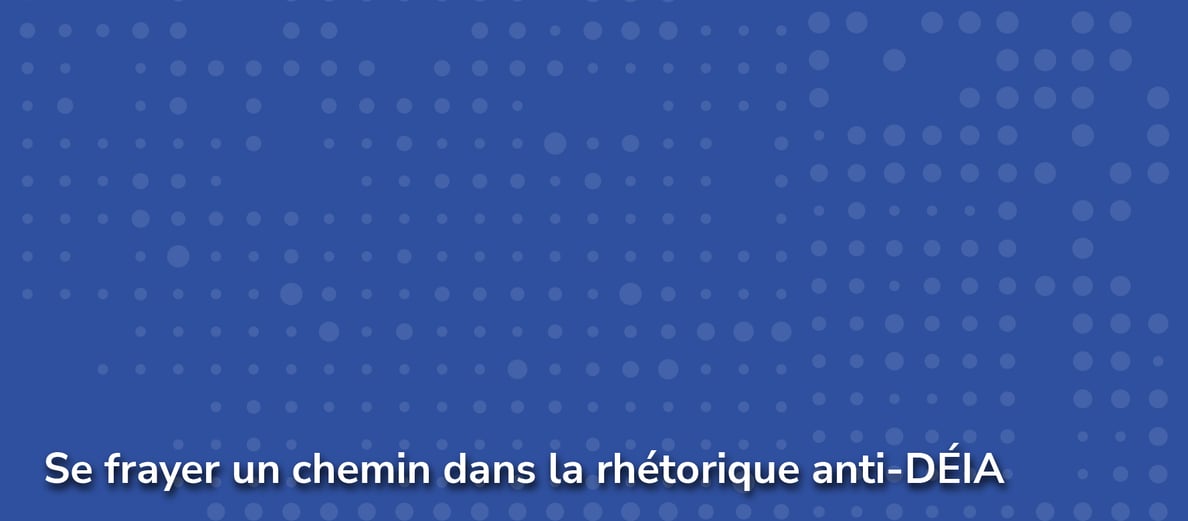 Se frayer un chemin dans la rhétorique anti-DÉIA