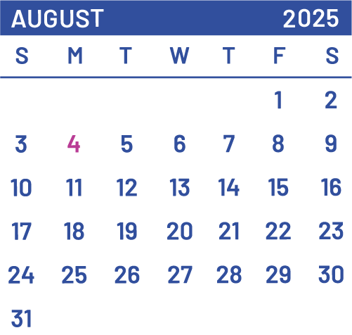August 2025 FR