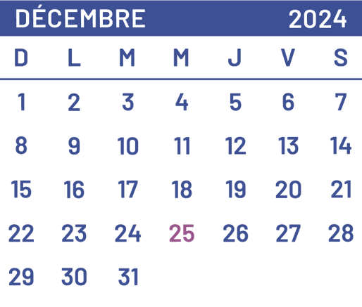 december 2024 fr